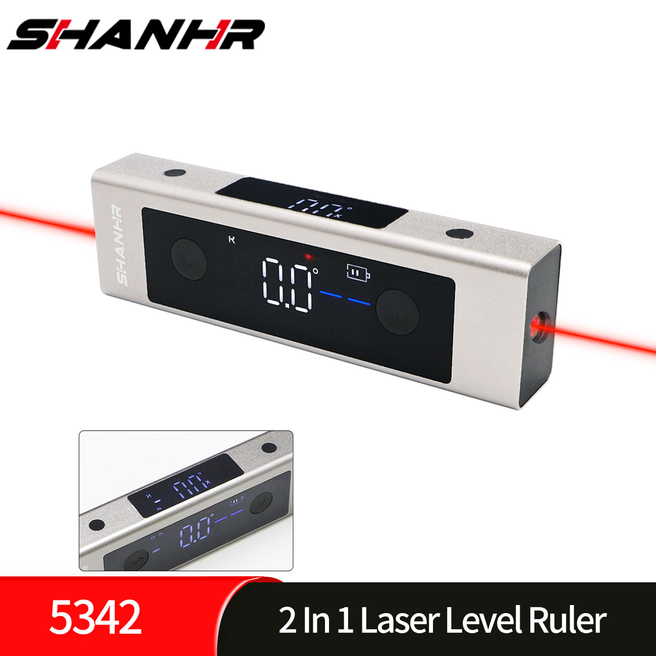 Industrial Laser Alignment - Nivel Láser 2 en 1 SHANHR,