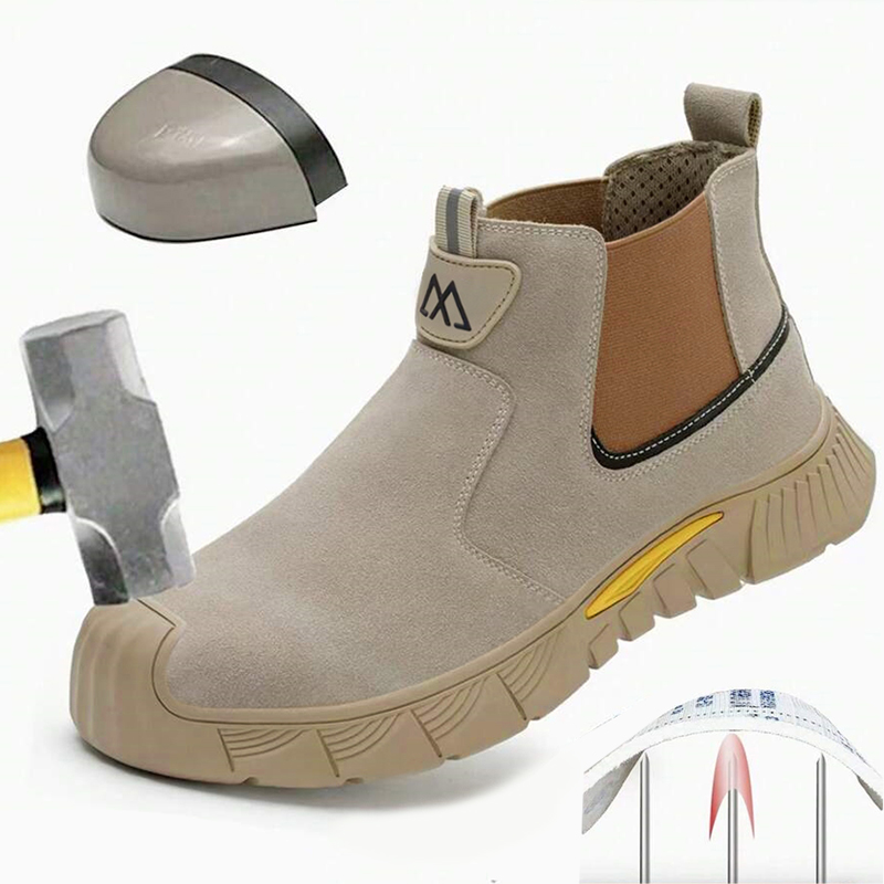 Industrial Laser - Zapatos de trabajo con punta de