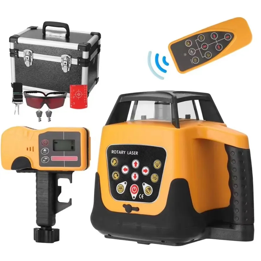 Industrial Laser Alignment - Nivel Láser Rotatorio Automático de 500m,