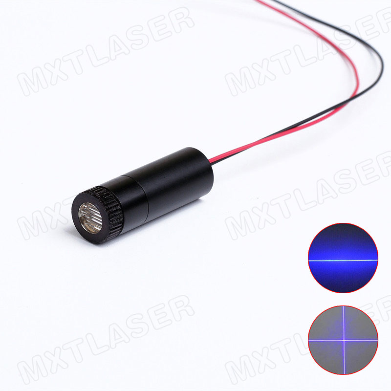 Industrial Blue Laser - D12x45mm enfocable 405nm 1mW--100mW violeta azul