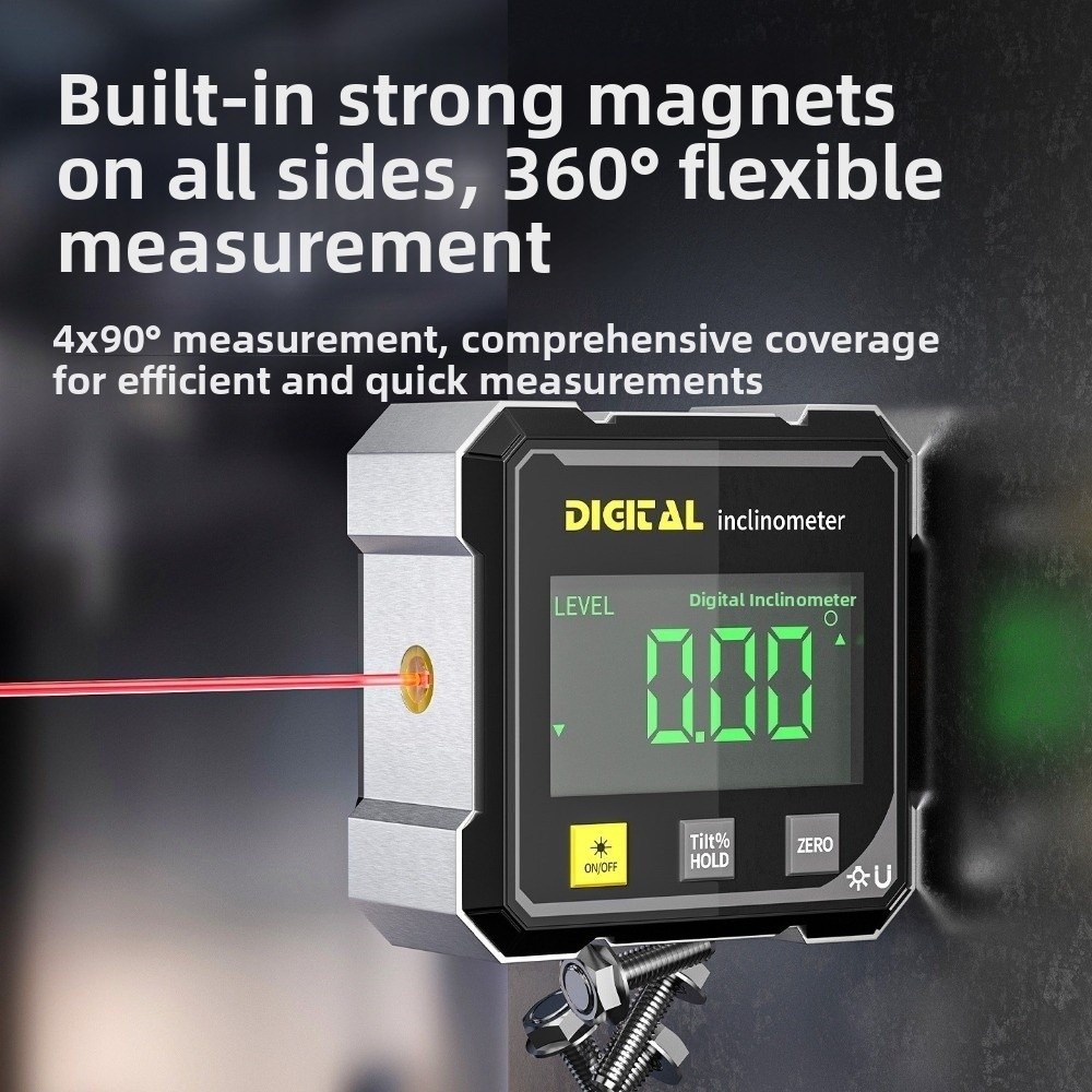 Medidor de ángulo de pantalla  - Industrial Laser Alignment reseña y precio