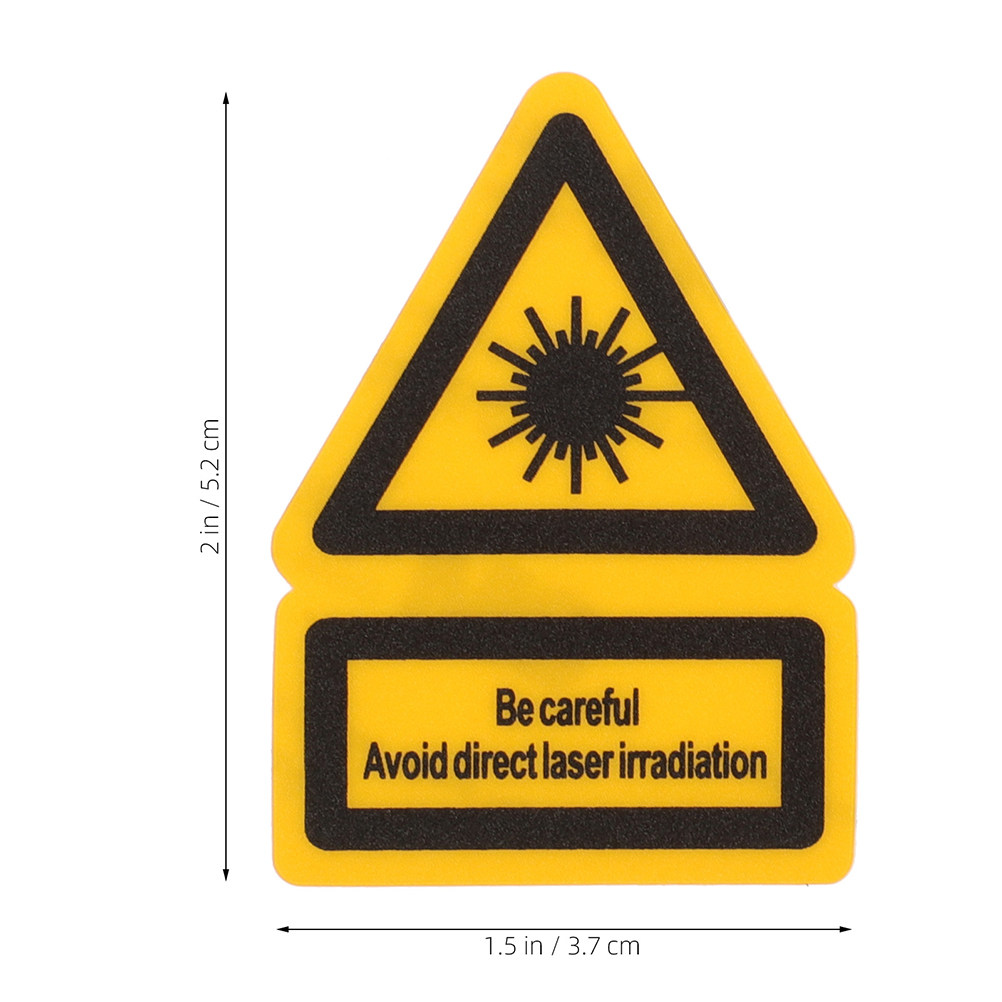 Etiquetas de advertencia láser - Industrial Laser reseña y precio