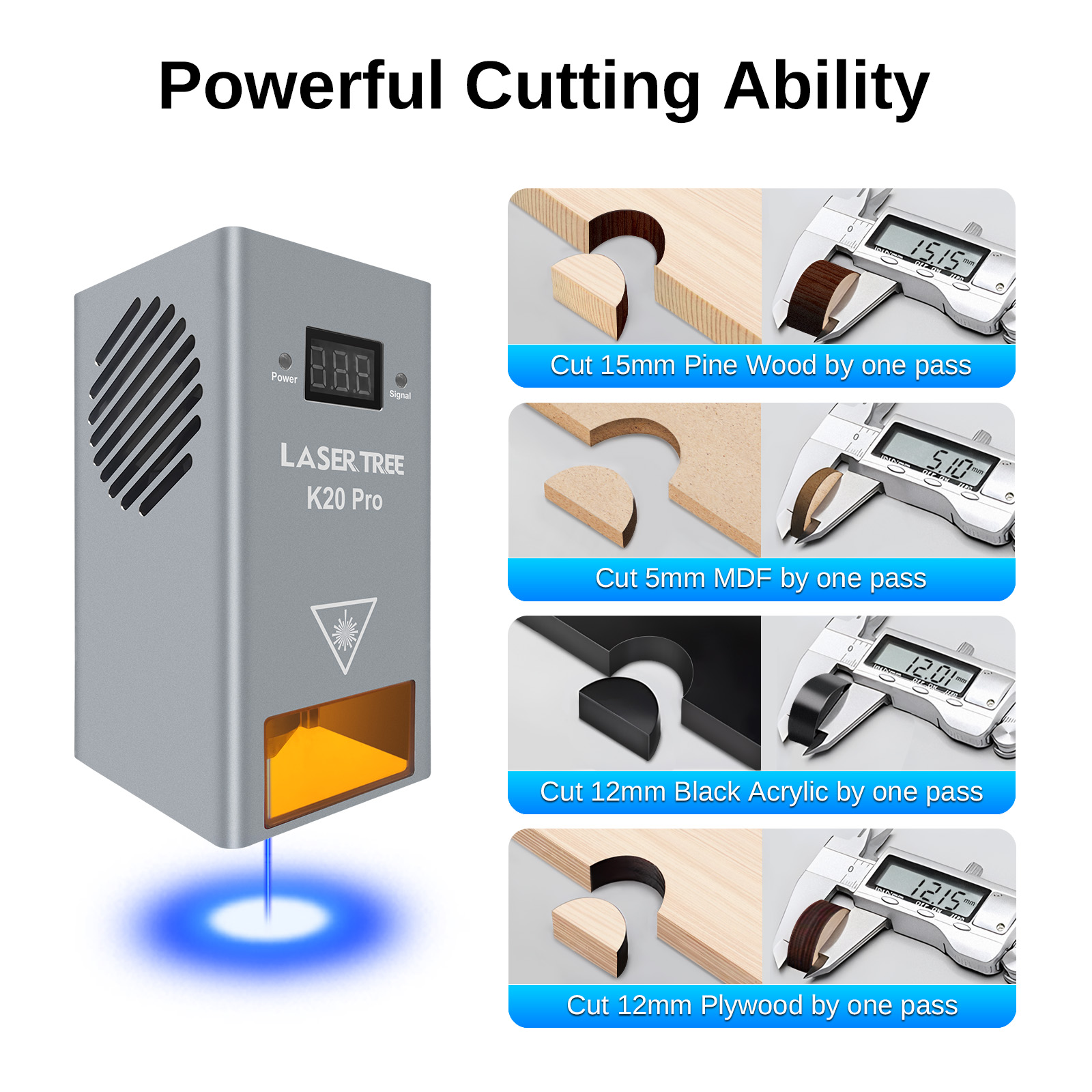 Árbol láser de alta potencia,  - Metal Laser Cutter Head reseña y precio