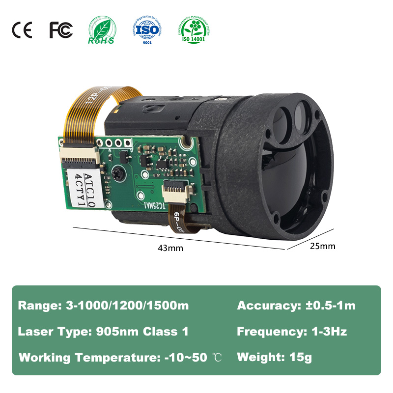 Módulo de Telémetro Láser TOF  - Industrial Laser Applications reseña y precio